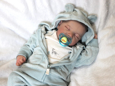 Realistic Reborn Baby Doll: 19 Inch Handcrafted Vinyl, Weighted Cloth Body